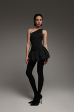 Платье мини асимметричное