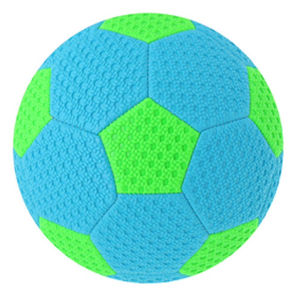 Мяч футбольный голуб-салатовый 2948274