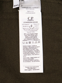 Свитер C.P. Company Turtle Neck Ivy Green