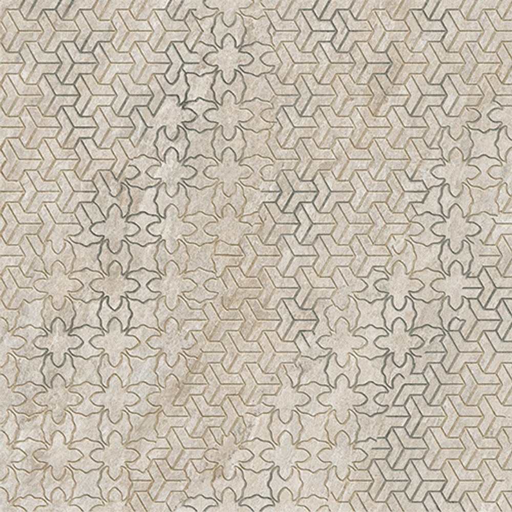 60x60 Quarstone Декор "Пэчворк" R10B