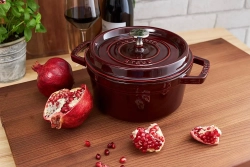 STAUB Чугунная кастрюля Cocotte 24 см 3,8 л красная (сорт II)
