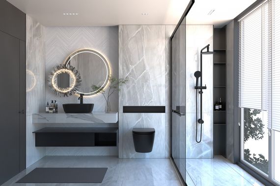 Комплект подвесной унитаз ABBER Bequem AC1100MB черный матовый с инсталляцией AC0105 и кнопкой AC0120MB черная матовая