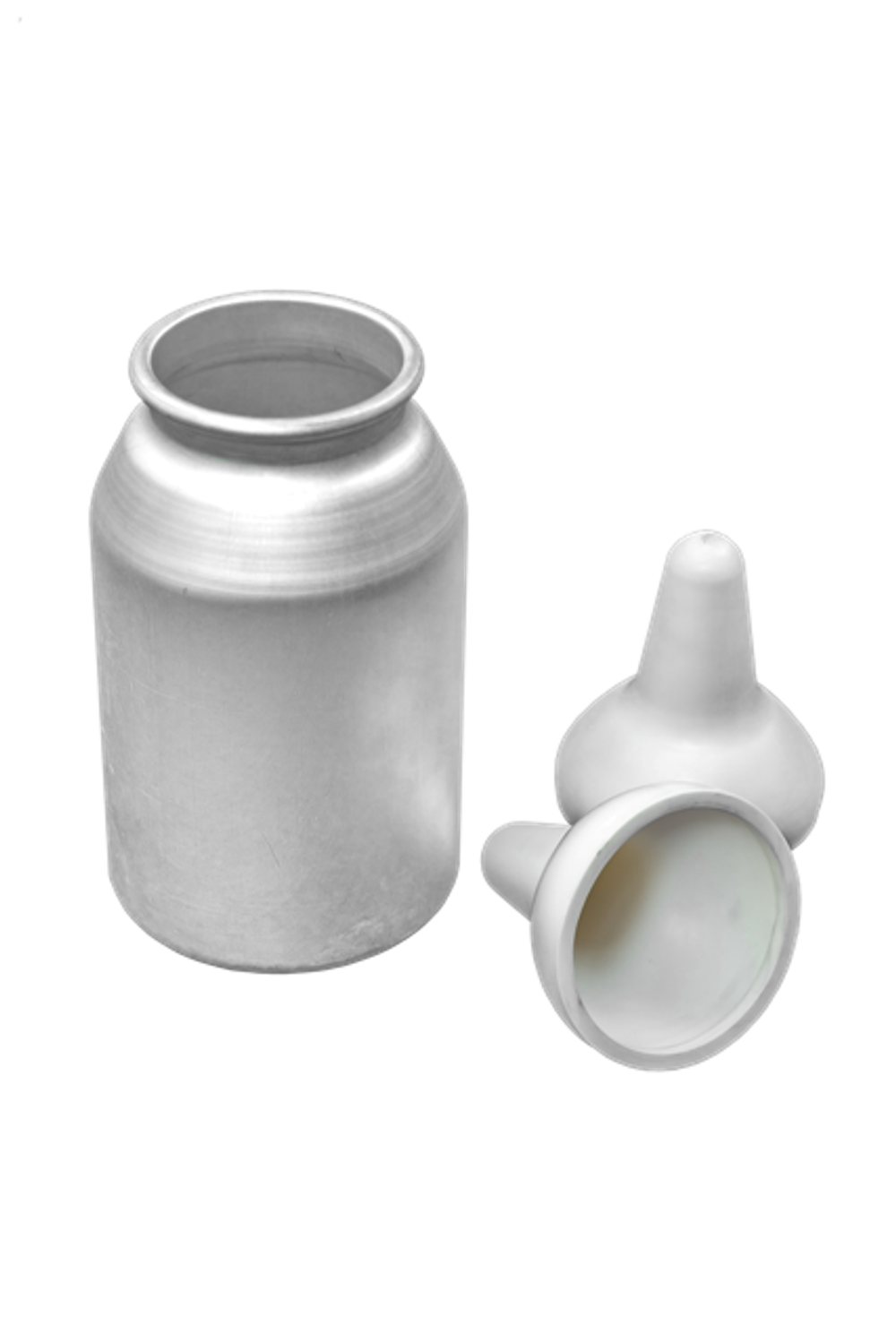 Бутылка с соской алюмин.  д/ телят 2 л