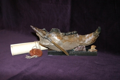 Фрагмент челюсти пещерного медведя