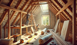 Ремонт мансарды