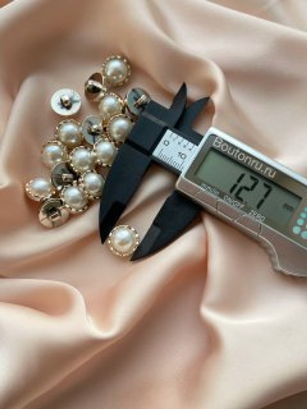 Пуговицы Золото жемчужные 13 мм