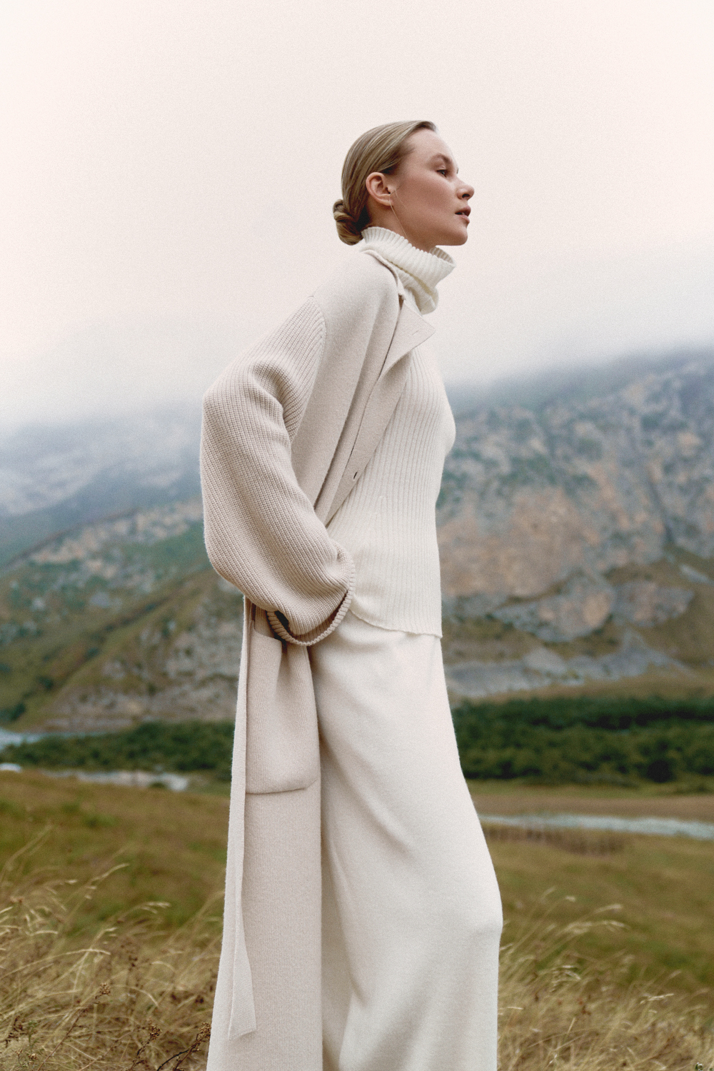 Кардиган-пальто SAHAR, жемчужный