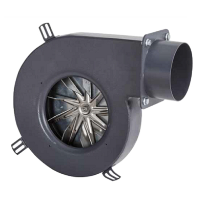 Вентилятор для котлов на твёрдом топливе BPAK 140-80, +80С, металлический корпус