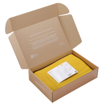 Скатерть из стираного льна горчичного цвета из коллекции essential, 170х170 см