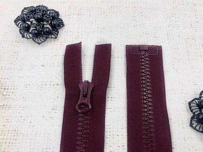 Молнии трактор АРТА-Ф 2076, Латвия, Т6, L 60 см, бордовый