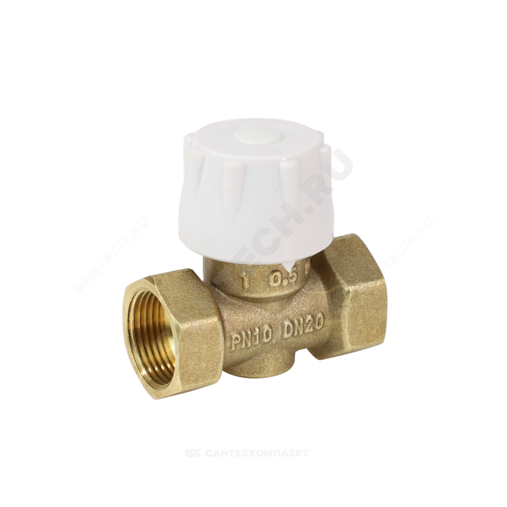 Кран двойной регулировки Ду 20 Ру10 аналог КРДП 1060 Aquasfera 1060-02