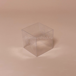 Коробка кубик полностью прозрачная 5,5 х 5,5 х 5,5 см