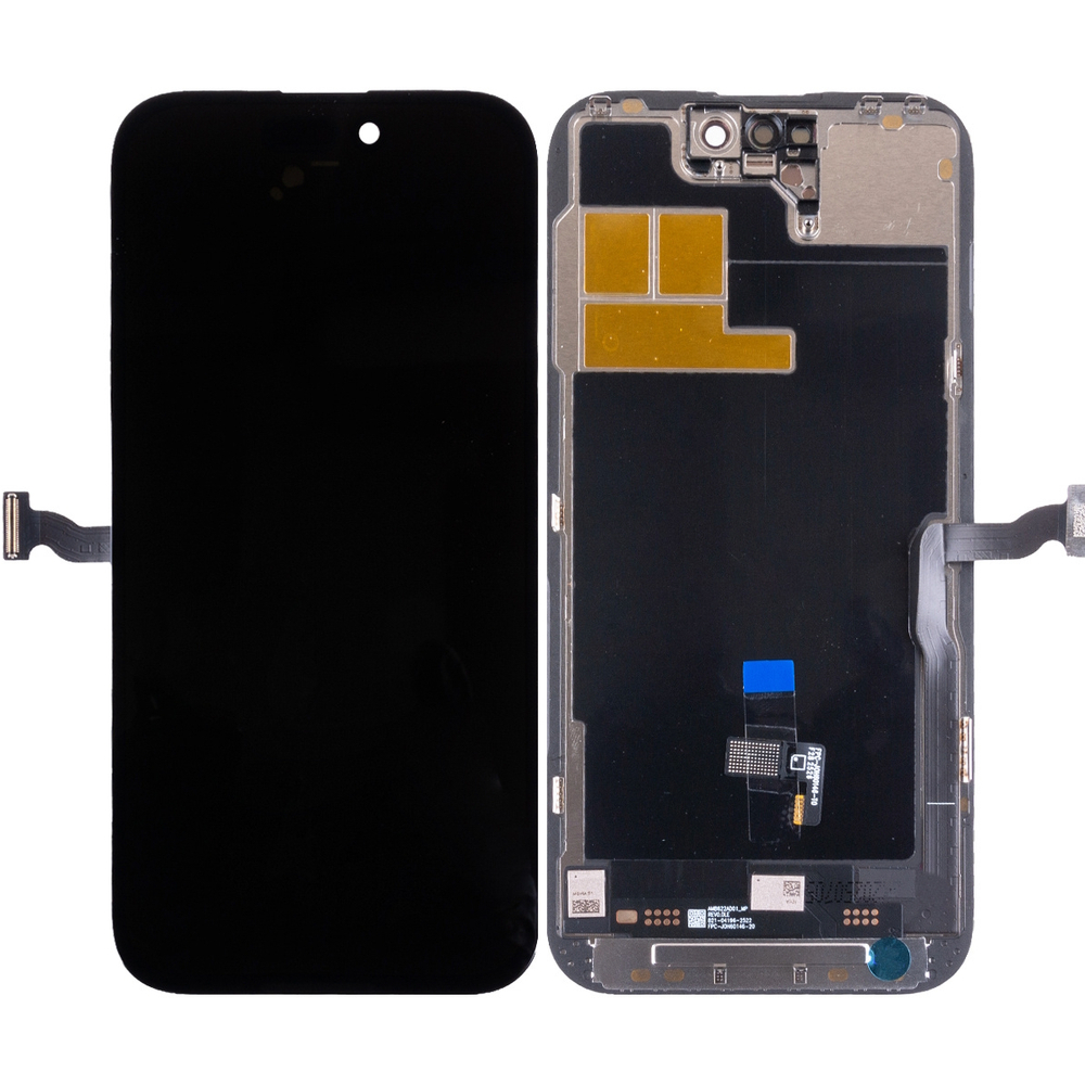 Дисплей iPhone 14 Pro с тачскрином Черный - (Hard OLED) CP (площадка под IC)