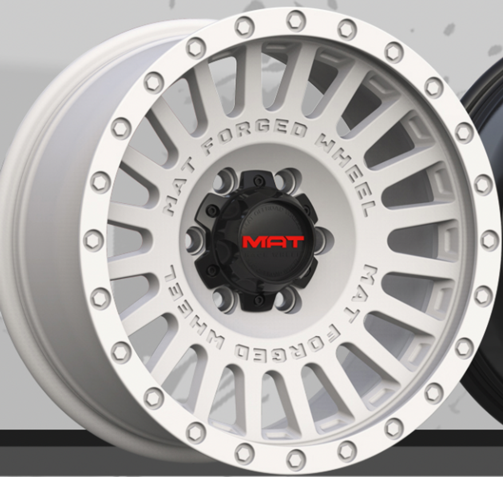 Диск колесный, кованый VB1908 R17 8,0 ET0 MAT OFFROAD White