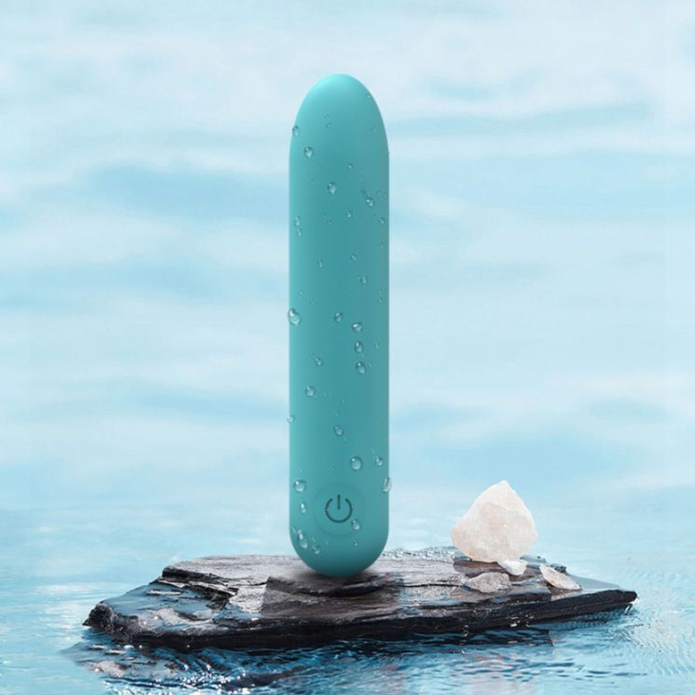 Бирюзовая перезаряжаемая вибропуля Youvic