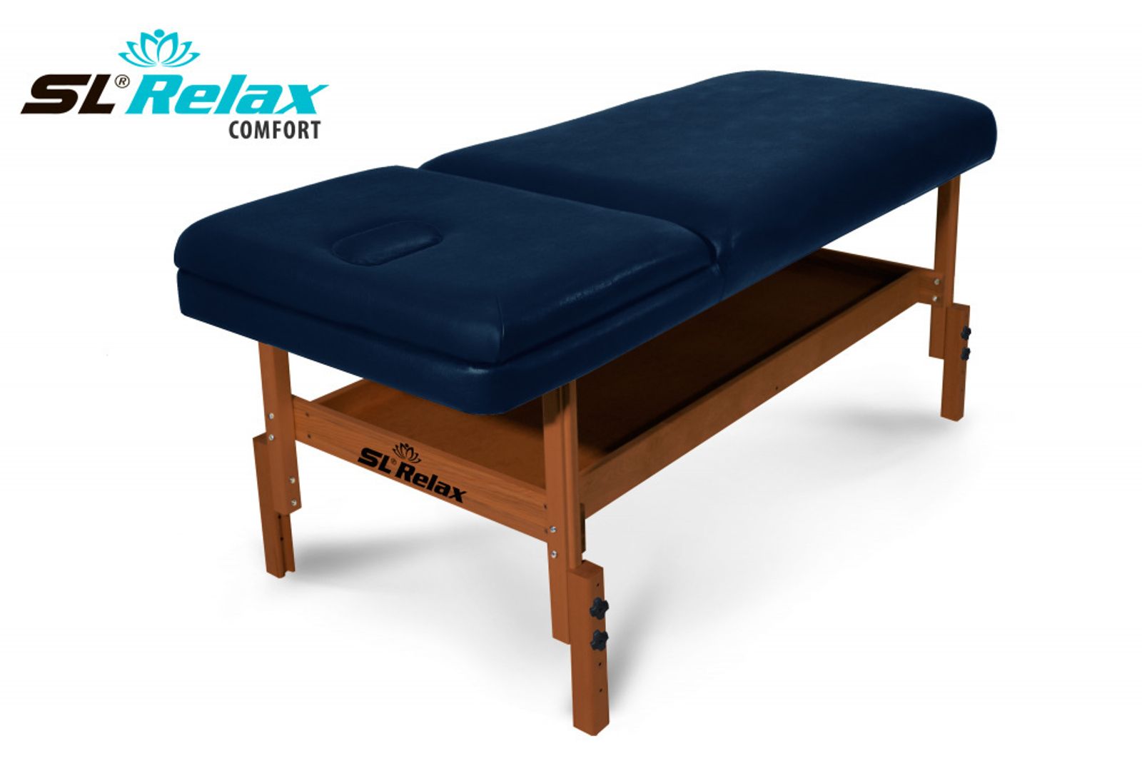 Массажный стол Relax Comfort синяя кожа фото №1