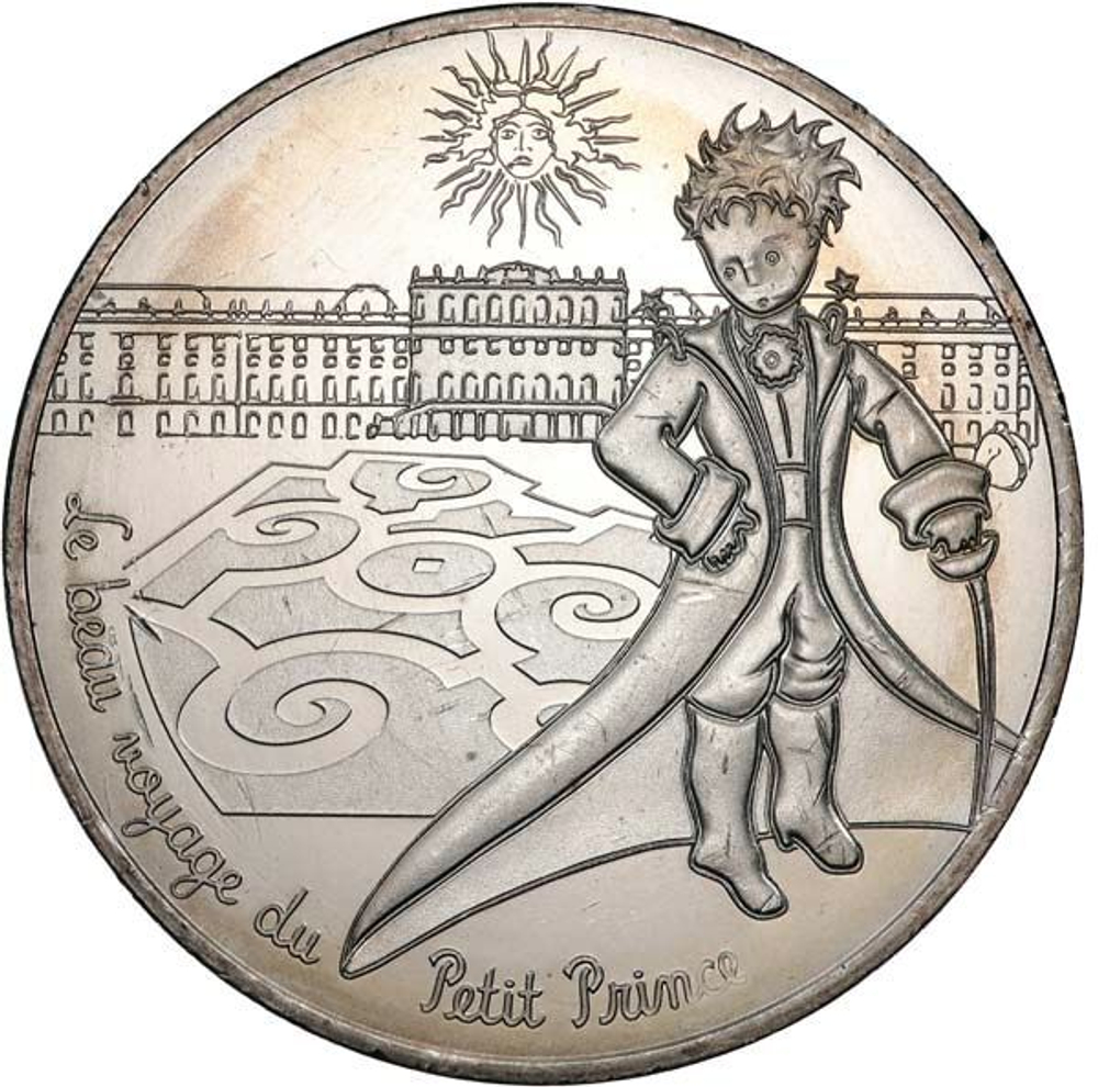 France 10 Euro 2016 – Le Petit Prince Visits Versailles. Silver Coin from the "Le Beau Voyage du Petit Prince" Series