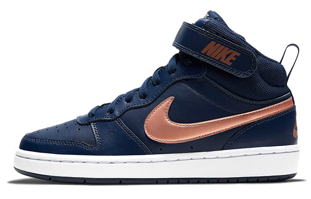 Женские кроссовки Nike Court Borough Mid 2 'Navy Metallic Red Bronze' CD7782-400