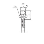 Фитинг DN 16 BSPT 3/4