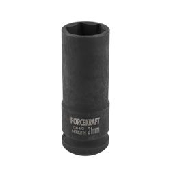 Головка ударная глубокая тонкостенная 21мм 6гр. 1/2''(85мм) FORCEKRAFT FK-4458521TH