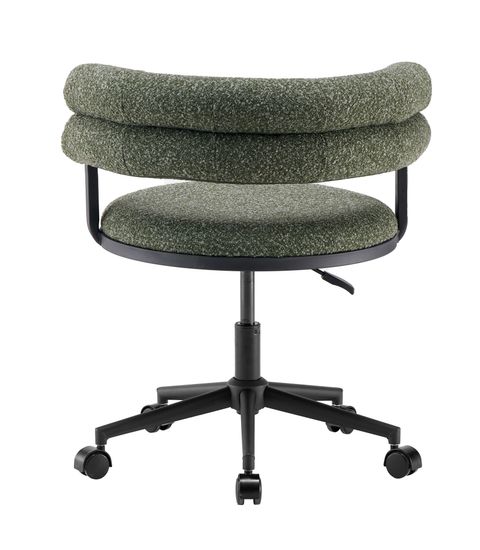 Стул офисный Ponty зелёный чёрные ножки