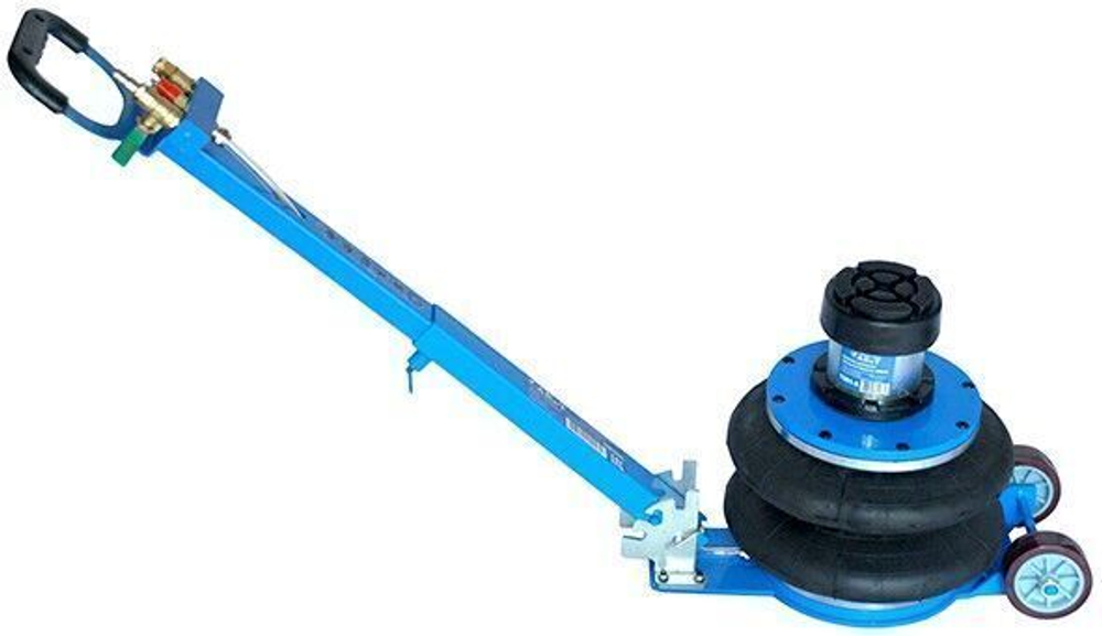 Домкрат 2 т 2-секционный T08102A пневматический с ручкой AE&T