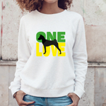 Свитшот "Басенджи - единственная любовь"