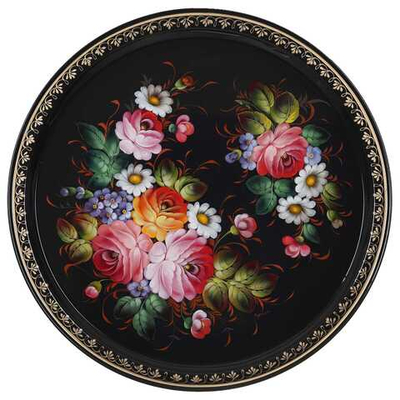 Zhostovo metal tray A24D07042534
