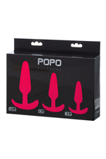 Набор анальных стимуляторов POPO PLEASURE (Цвет: розовый)