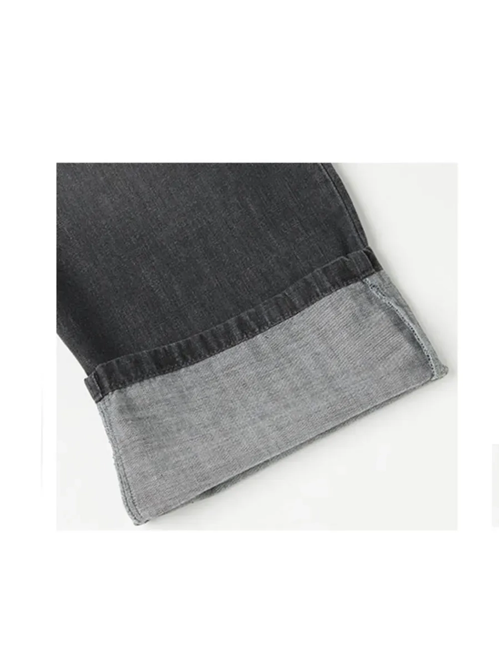 Джинсовые брюки со шнурком