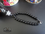 HELLAFLUSH БРЕЛОК *ДИСК ЧЁРНЫЙ / ЗЕЛЁНЫЙ