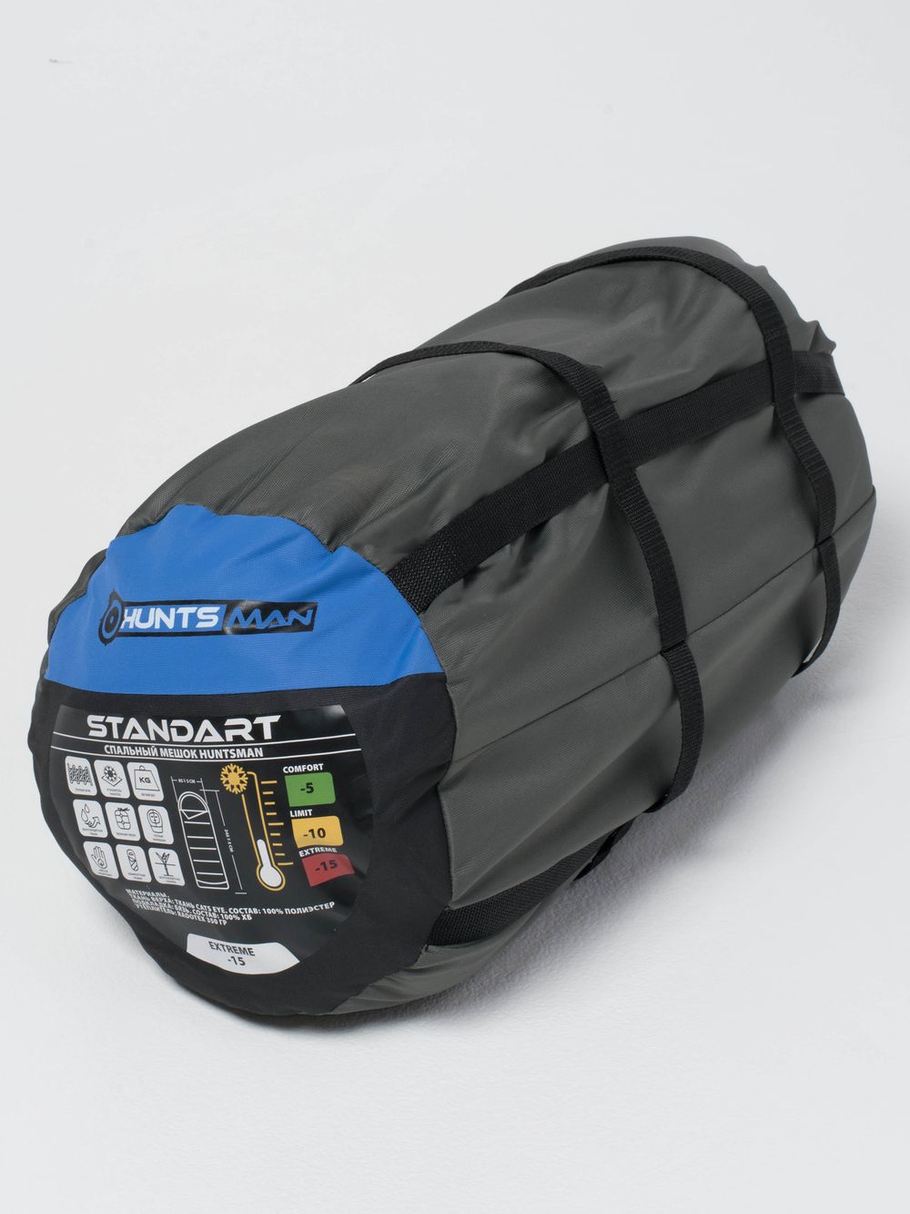 Мешок спальный Standart ткань Cats eye цвет Антрацит