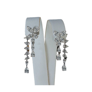 Серьги с бриллиантами "Маркиз"