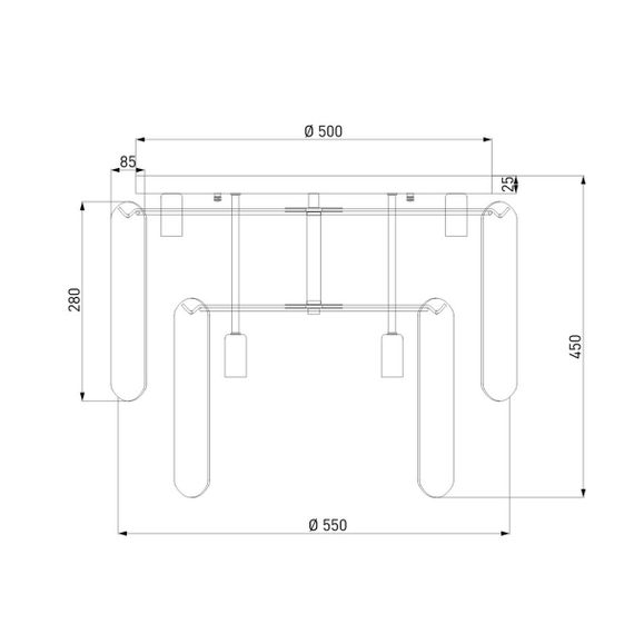 Потолочная люстра Eurosvet Claire 60170 золото Smart