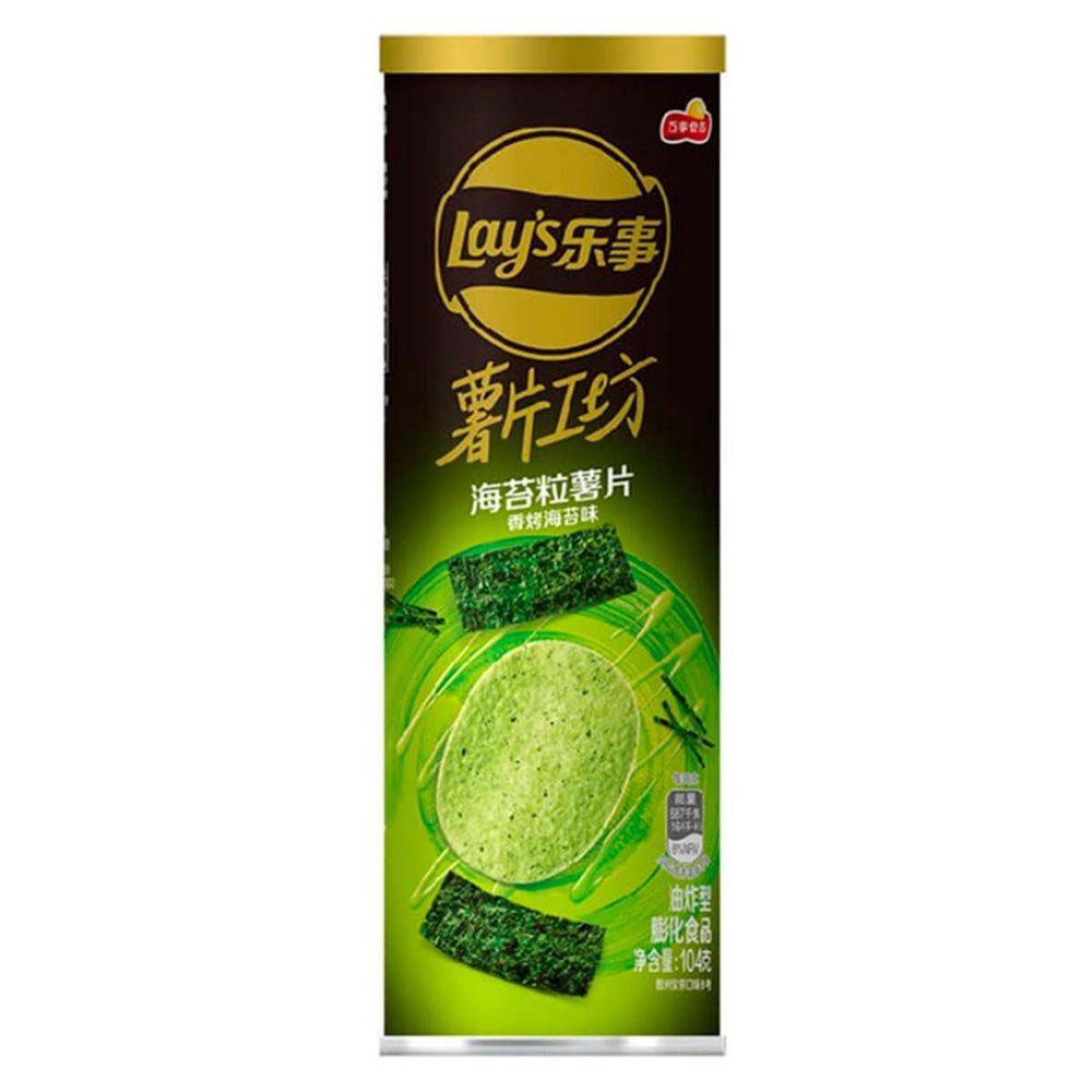 Картофельные чипсы Lay&#39;s Stax со вкусом водорослей нори, 104 г