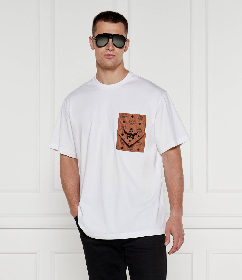 Футболка MCM - белый(MHTEAMM07)