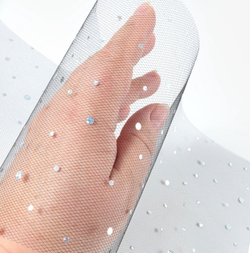 Фатин с блестками 15 см