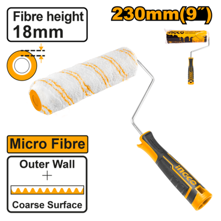 Валик малярный INGCO HRHT042302D INDUSTRIAL 18x230 мм