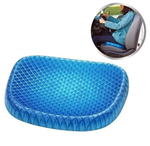 Подушка на сиденье силиконовая с чехлом 31х37 см, анатомическая подушка, для сидения на стул