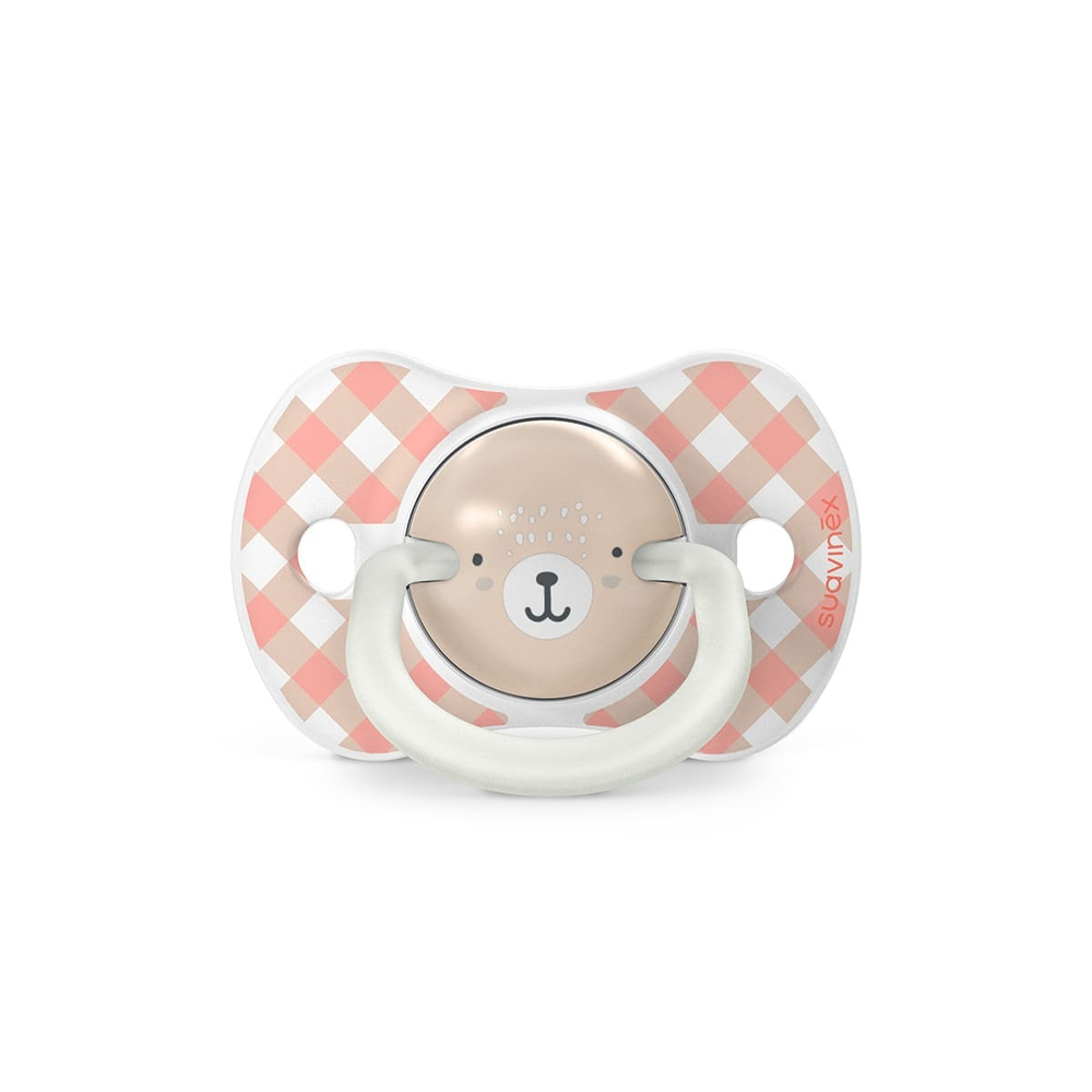 Набор пустышек Suavinex Night&Day Wild розовый 6-18 мес, 2 шт
