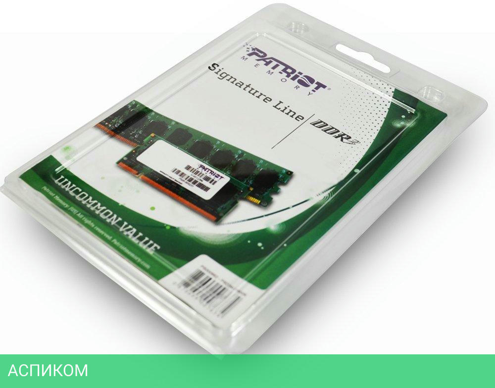 Оперативная память Patriot DDR3-1600 4GB PC-12800 (PSD34G16002S)