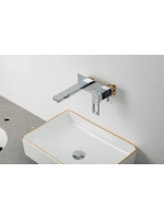 Смеситель для раковины скрытого монтажа Gappo G1017-10