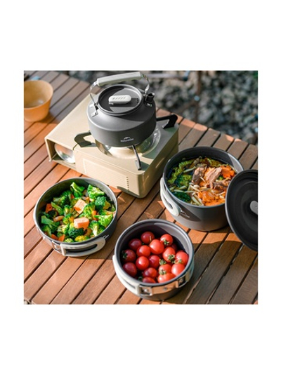 Чайник туристический Naturehike CNK2450CF010 0.8л серый