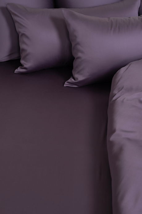 Простыня на резинке 200x200x40 German Grass Violet Brilliant фиолетовая