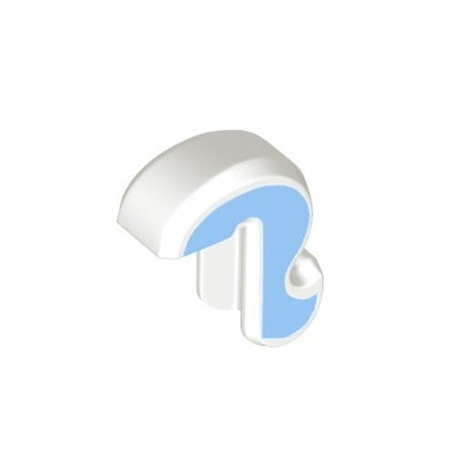 Cat Tail with Bright Light Blue Sides Pattern 15429pb01