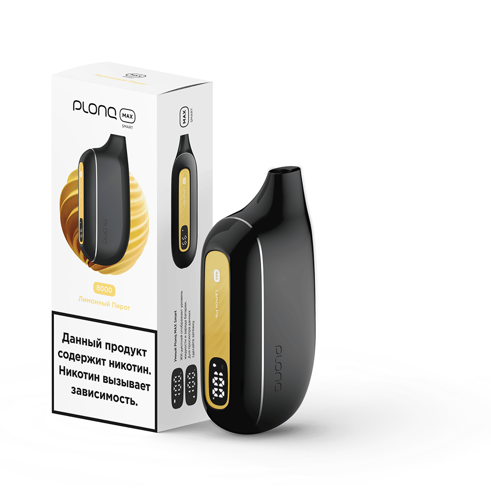 Plonq Max Smart - Лимонный Пирог 8000 затяжек