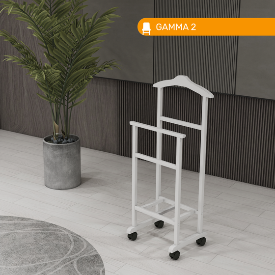 Вешалка напольная GAMMA 2 / Т2, цвет белый матовый