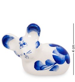 ГЛ- 322 Фигурка «Мышонок» мал. (Гжельский фарфор)