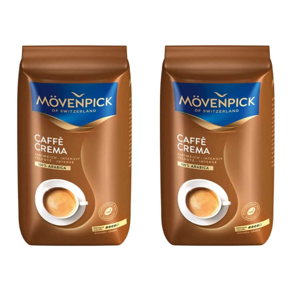 Кофе в зернах Movenpick Caffe Crema 500 г, 2 шт