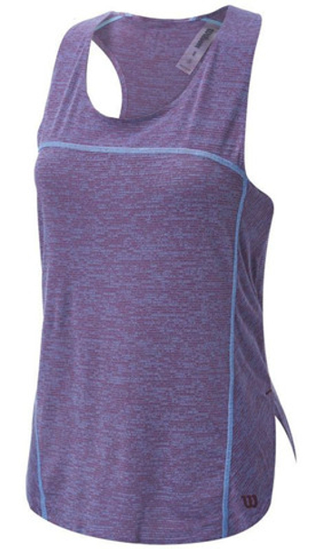 Женский топ теннисный Wilson Kaos Mirage Tank W - Фиолетовый